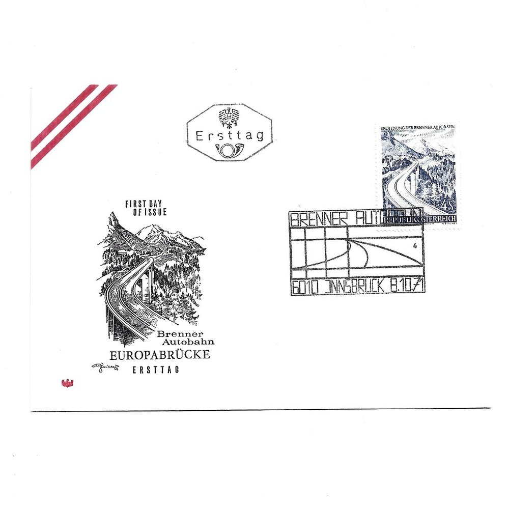Lot of 10 First Day Covers from Austria (#17)